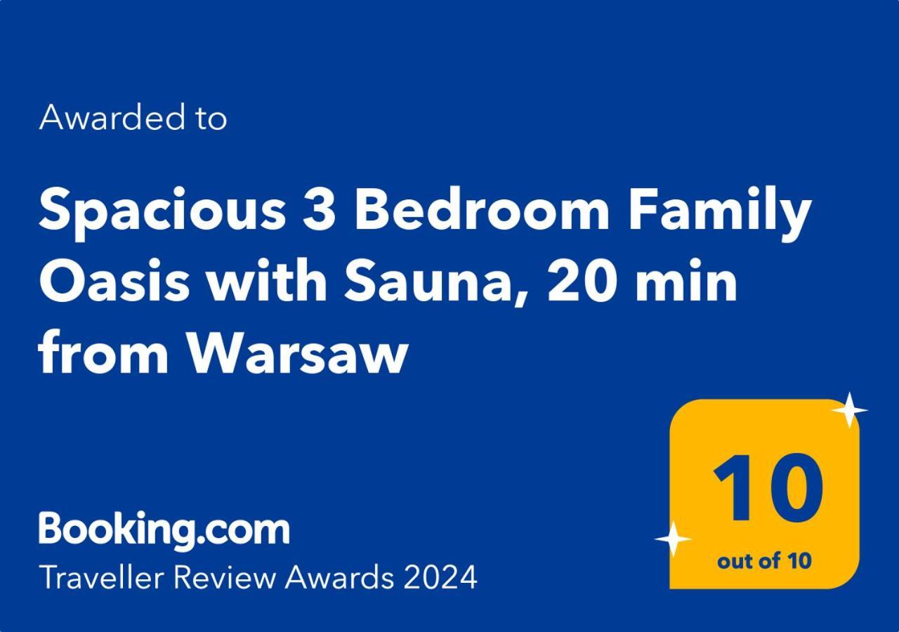 פיאזשנו Spacious 3 Bedroom Family Oasis With Sauna, 20 Min From Warsaw מראה חיצוני תמונה